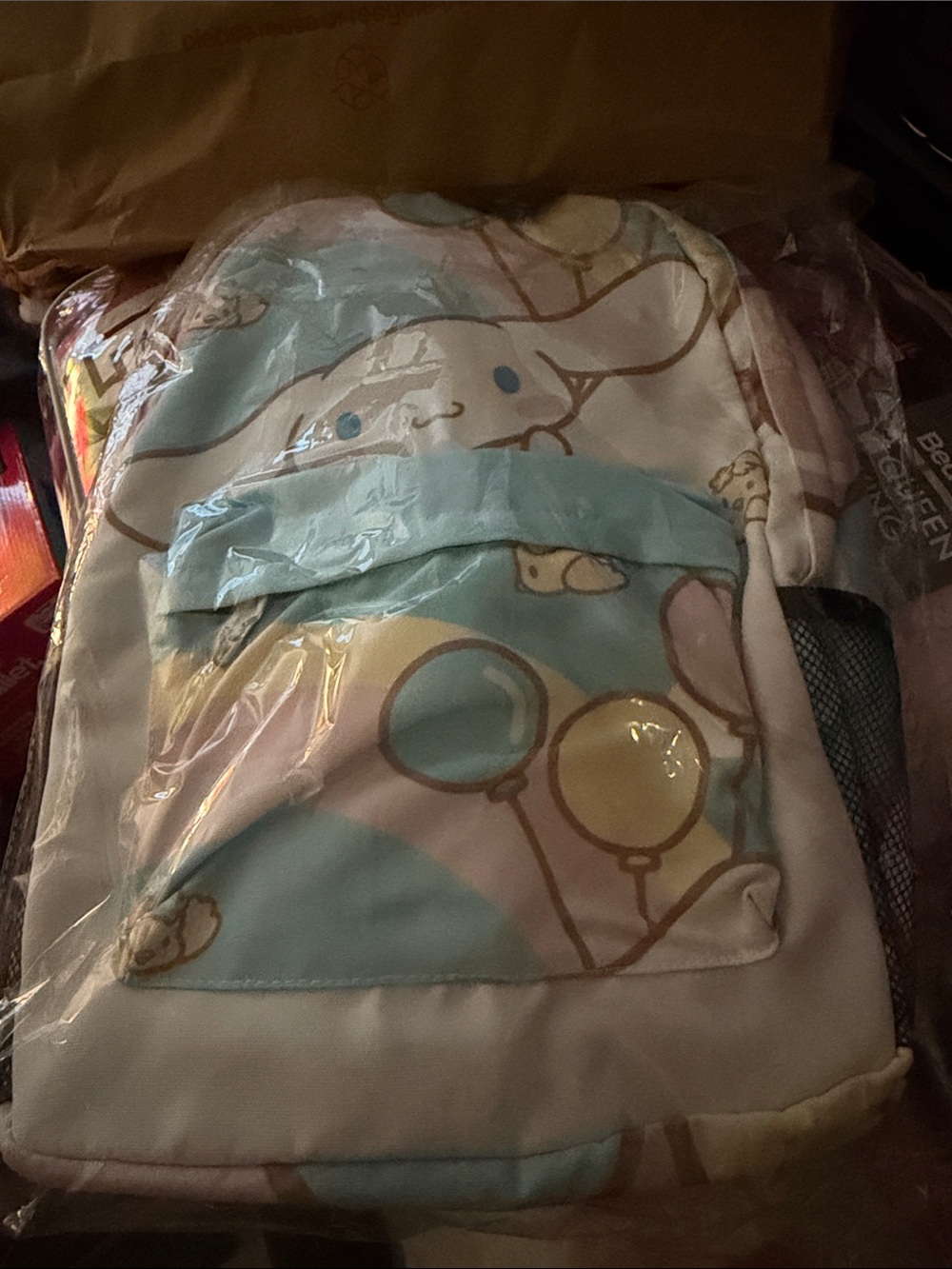 Sanrio Cinnamoroll Pastel Blue Pink Balloon Backpack